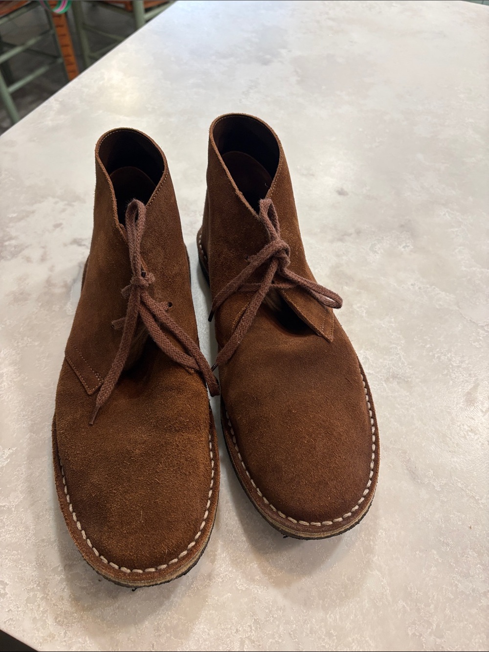 Clark’s leather shoes